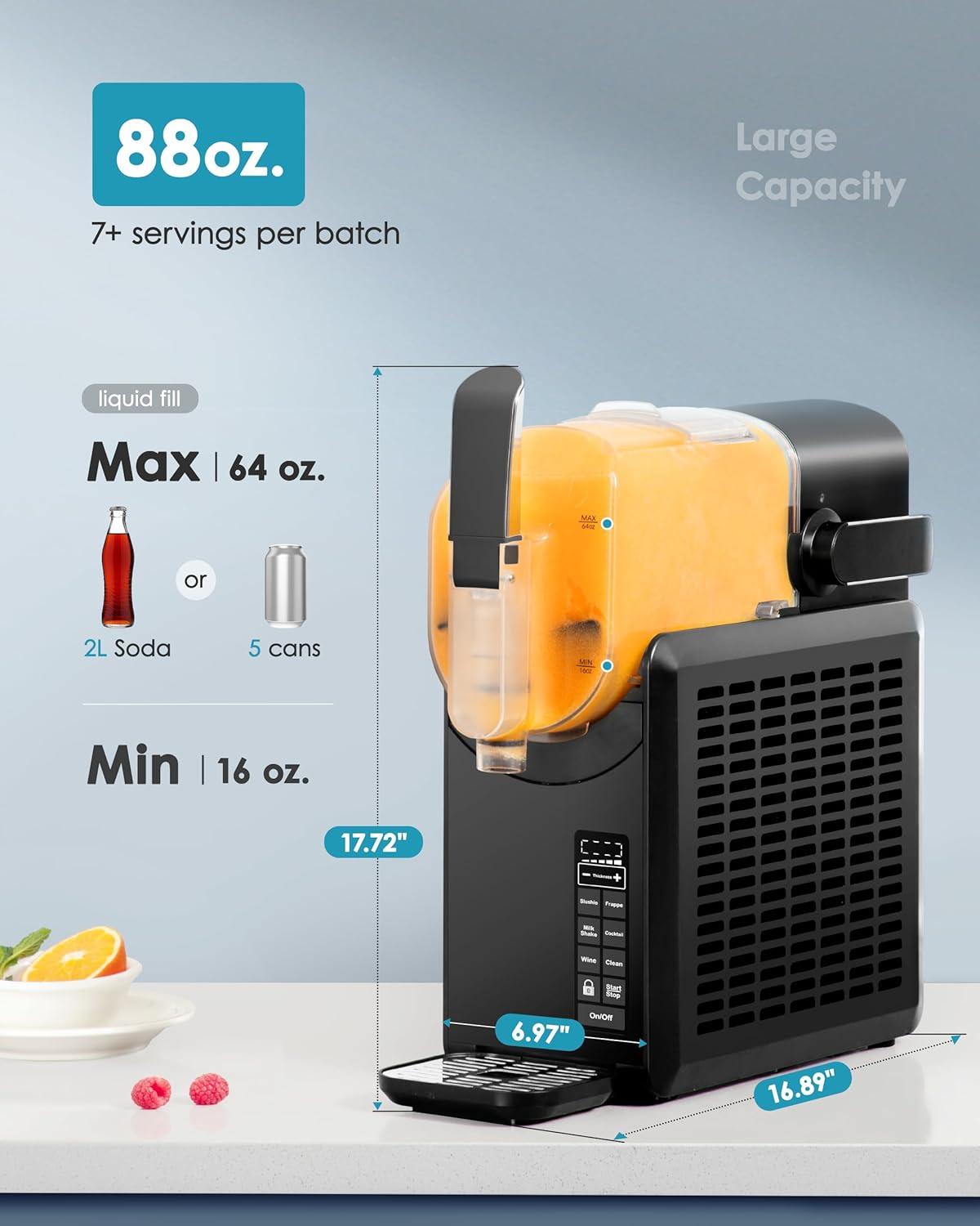 EUHOMY 88 oz - Home Smoothie Maker Without Ice