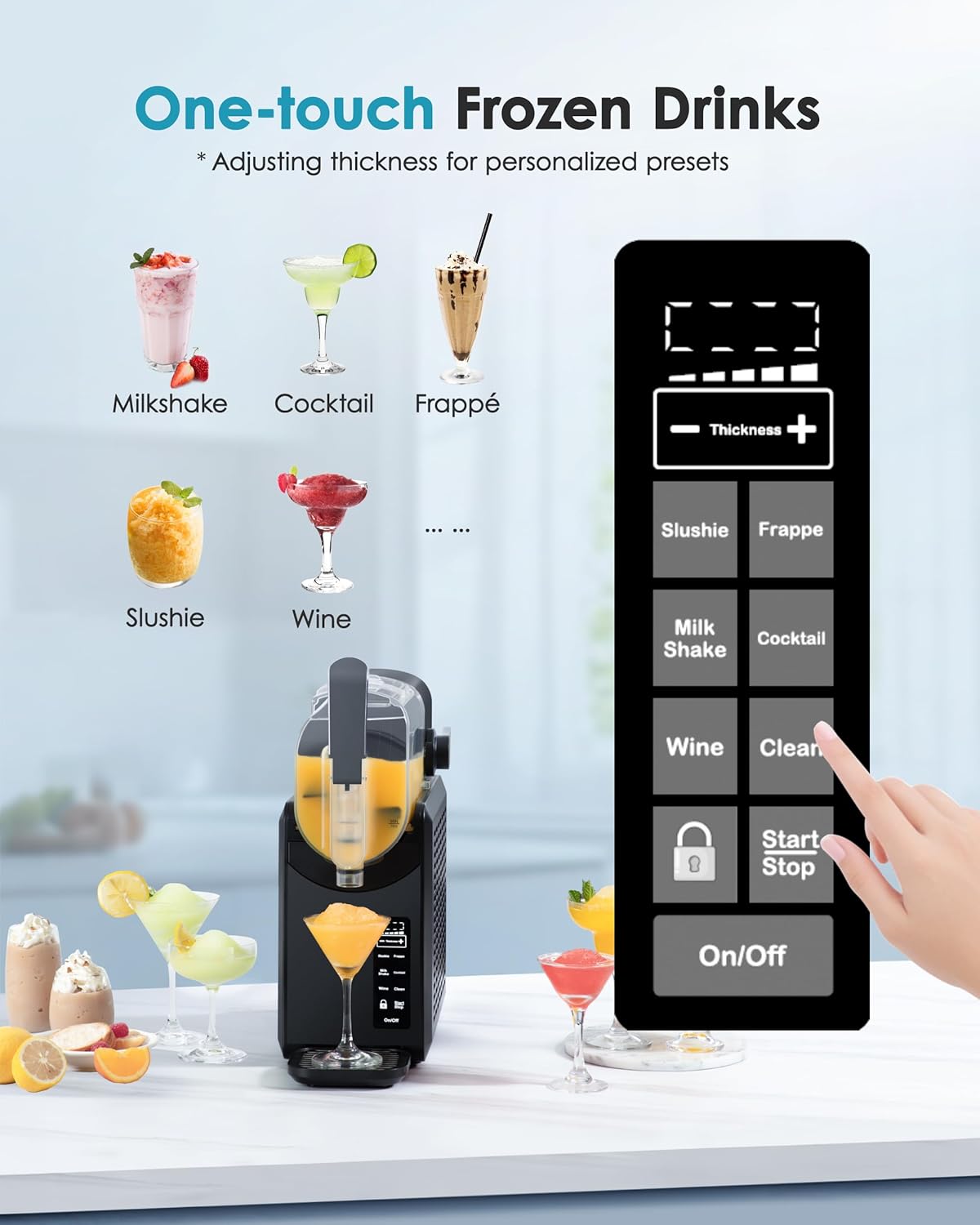 EUHOMY 88 oz - Home Smoothie Maker Without Ice