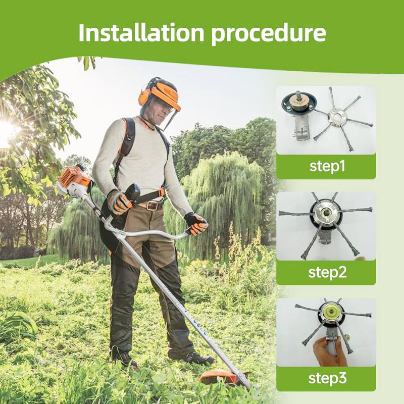 Pro-Grade String Trimmer Replacement Head-Fits Husqvarna/Echo/Stihl